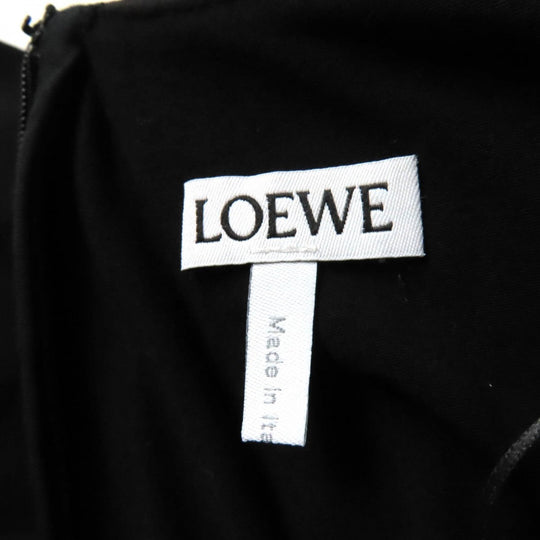 LOEWE skirt S540Y08X56 Main: 92% viscose, Main: 8% elastane, Part: 66% wool, Part: 34% viscose, Part: 100% polyester black Women 34 Used Authentic