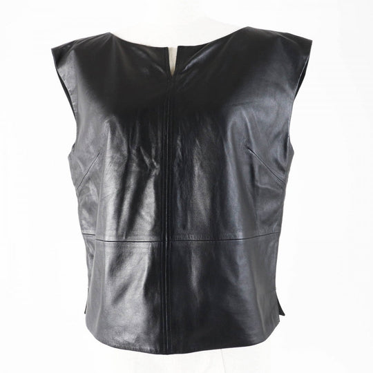 agnes b. Best L425CUZ2 Main: Sheepskin, Lining: Cotton, Lining: Polyester black Women 40 Used Authentic