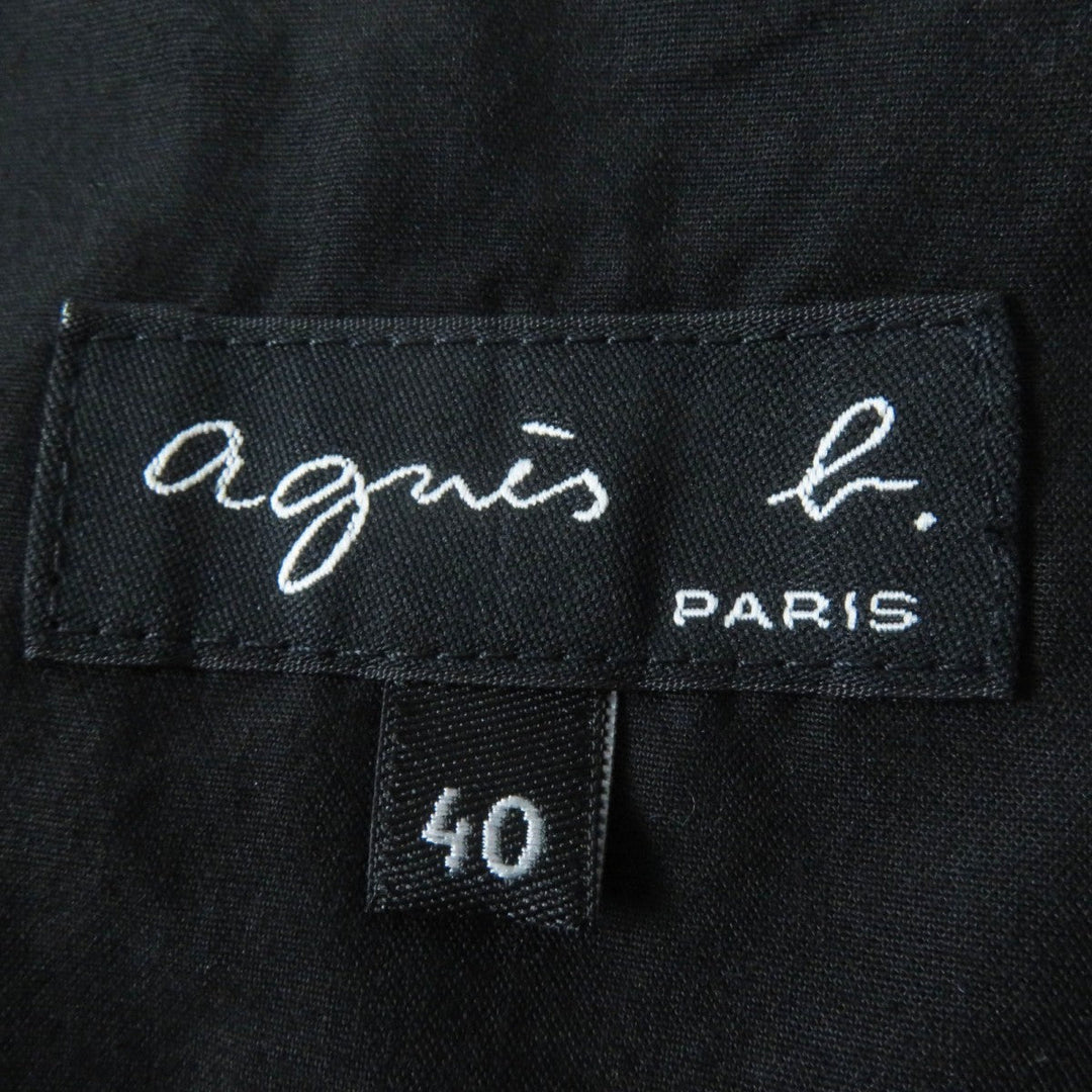 agnes b. Best L425CUZ2 Main: Sheepskin, Lining: Cotton, Lining: Polyester black Women 40 Used Authentic