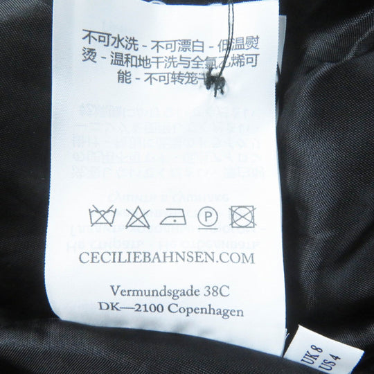 CECILIE BAHNSEN Jacket Main: 100% recycled polyester, Lining: 100% cupra black UBON JACKET Women Used Authentic