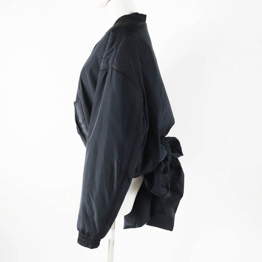 CECILIE BAHNSEN Jacket Main: 100% recycled polyester, Lining: 100% cupra black UBON JACKET Women Used Authentic