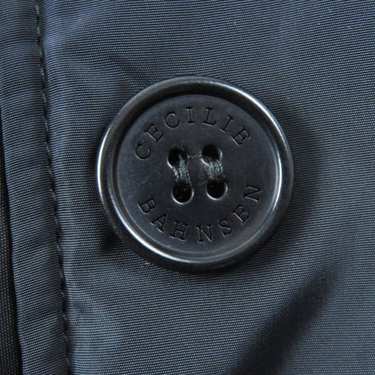 CECILIE BAHNSEN Jacket Main: 100% recycled polyester, Lining: 100% cupra black UBON JACKET Women Used Authentic