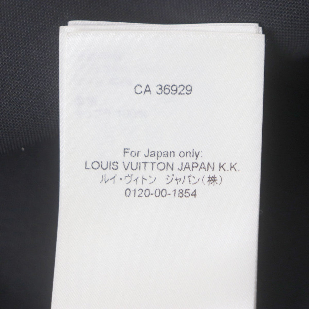 LOUIS VUITTON Jacket Outer: 55% polyester, Outer: 45% wool, Lining: 100% cupra black mens 48 Used Authentic
