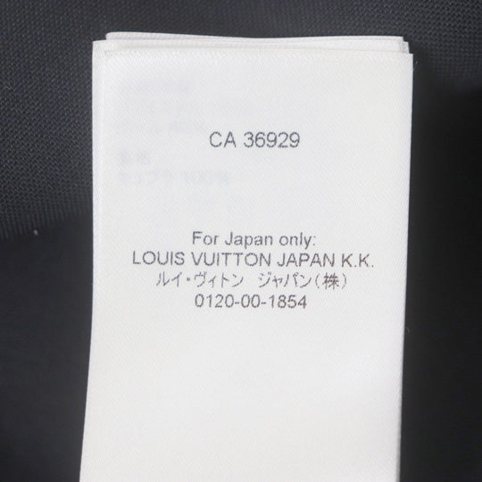 LOUIS VUITTON Jacket Outer: 55% polyester, Outer: 45% wool, Lining: 100% cupra black mens 48 Used Authentic