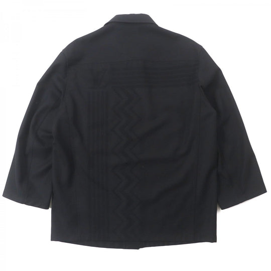 LOUIS VUITTON Jacket Outer: 55% polyester, Outer: 45% wool, Lining: 100% cupra black mens 48 Used Authentic