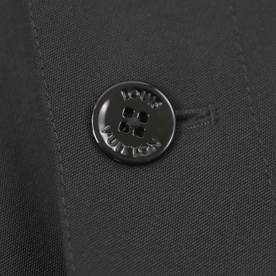 LOUIS VUITTON Jacket Outer: 55% polyester, Outer: 45% wool, Lining: 100% cupra black mens 48 Used Authentic
