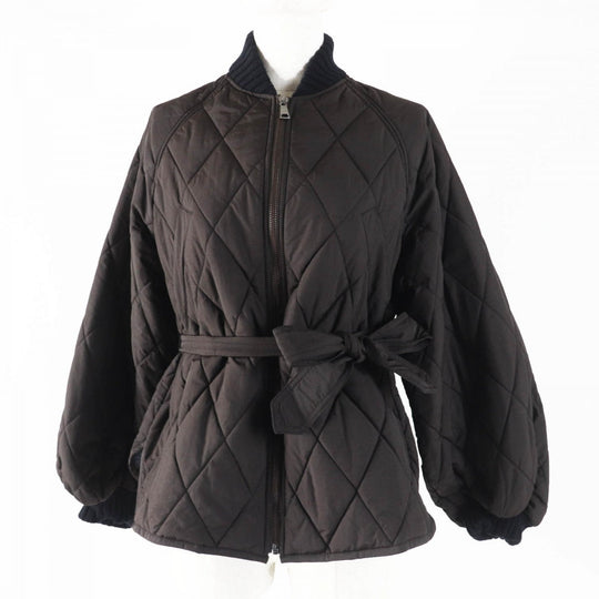 WEEKEND MaxMara Jacket 54860145 Main: 100% nylon, Lining: 100% polyester, Filling: 58% polyester, Filling: 40% cashmere, Filling: 2% wool Dark brown Women 38 Used Authentic