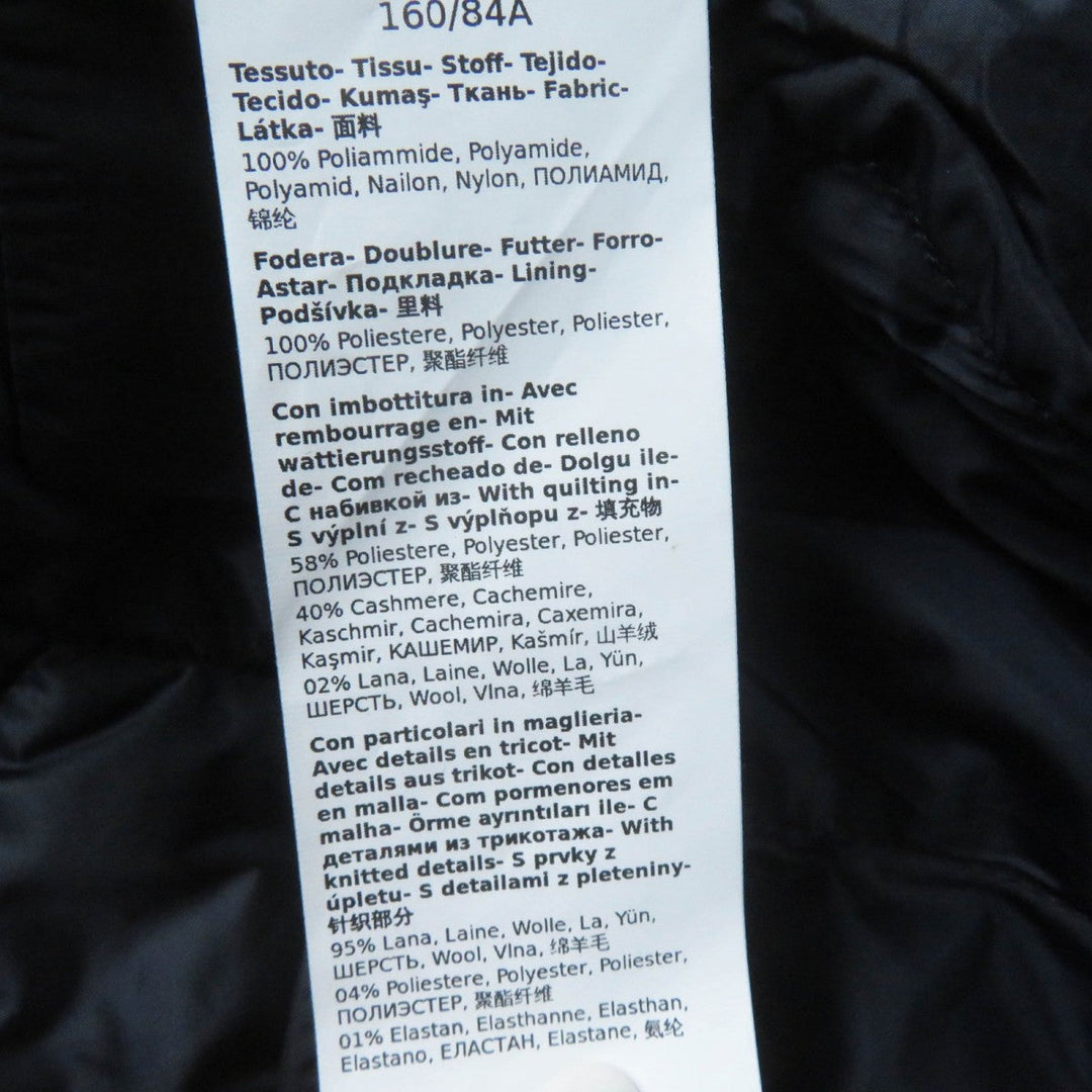 WEEKEND MaxMara Jacket 54860145 Main: 100% nylon, Lining: 100% polyester, Filling: 58% polyester, Filling: 40% cashmere, Filling: 2% wool Dark brown Women 38 Used Authentic