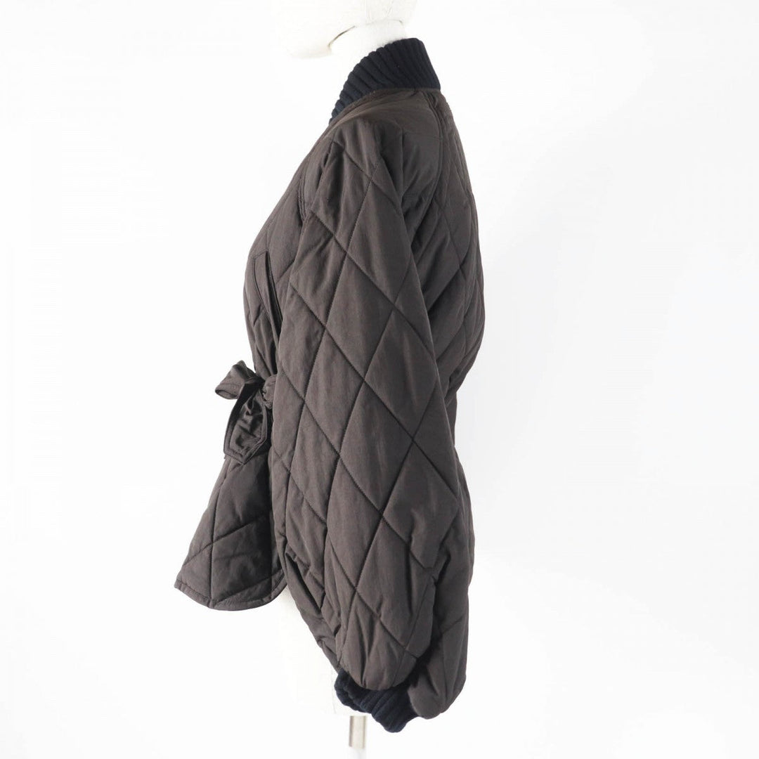 WEEKEND MaxMara Jacket 54860145 Main: 100% nylon, Lining: 100% polyester, Filling: 58% polyester, Filling: 40% cashmere, Filling: 2% wool Dark brown Women 38 Used Authentic
