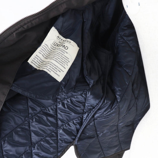WEEKEND MaxMara Jacket 54860145 Main: 100% nylon, Lining: 100% polyester, Filling: 58% polyester, Filling: 40% cashmere, Filling: 2% wool Dark brown Women 38 Used Authentic