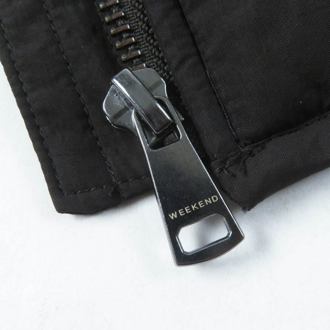 WEEKEND MaxMara Jacket 54860145 Main: 100% nylon, Lining: 100% polyester, Filling: 58% polyester, Filling: 40% cashmere, Filling: 2% wool Dark brown Women 38 Used Authentic