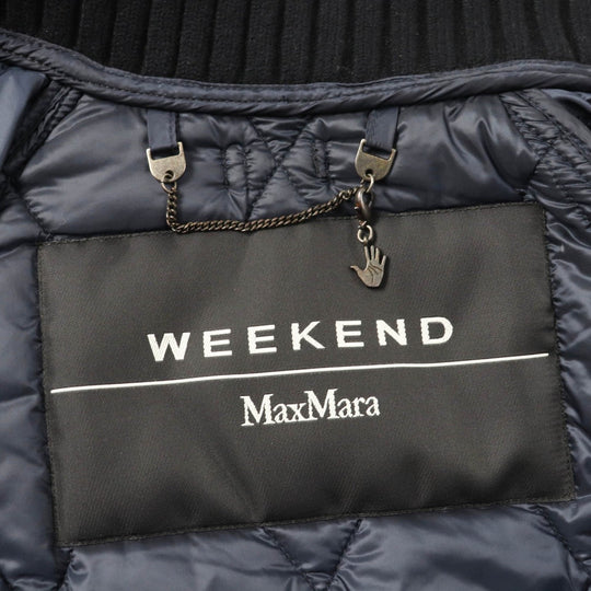 WEEKEND MaxMara Jacket 54860145 Main: 100% nylon, Lining: 100% polyester, Filling: 58% polyester, Filling: 40% cashmere, Filling: 2% wool Dark brown Women 38 Used Authentic