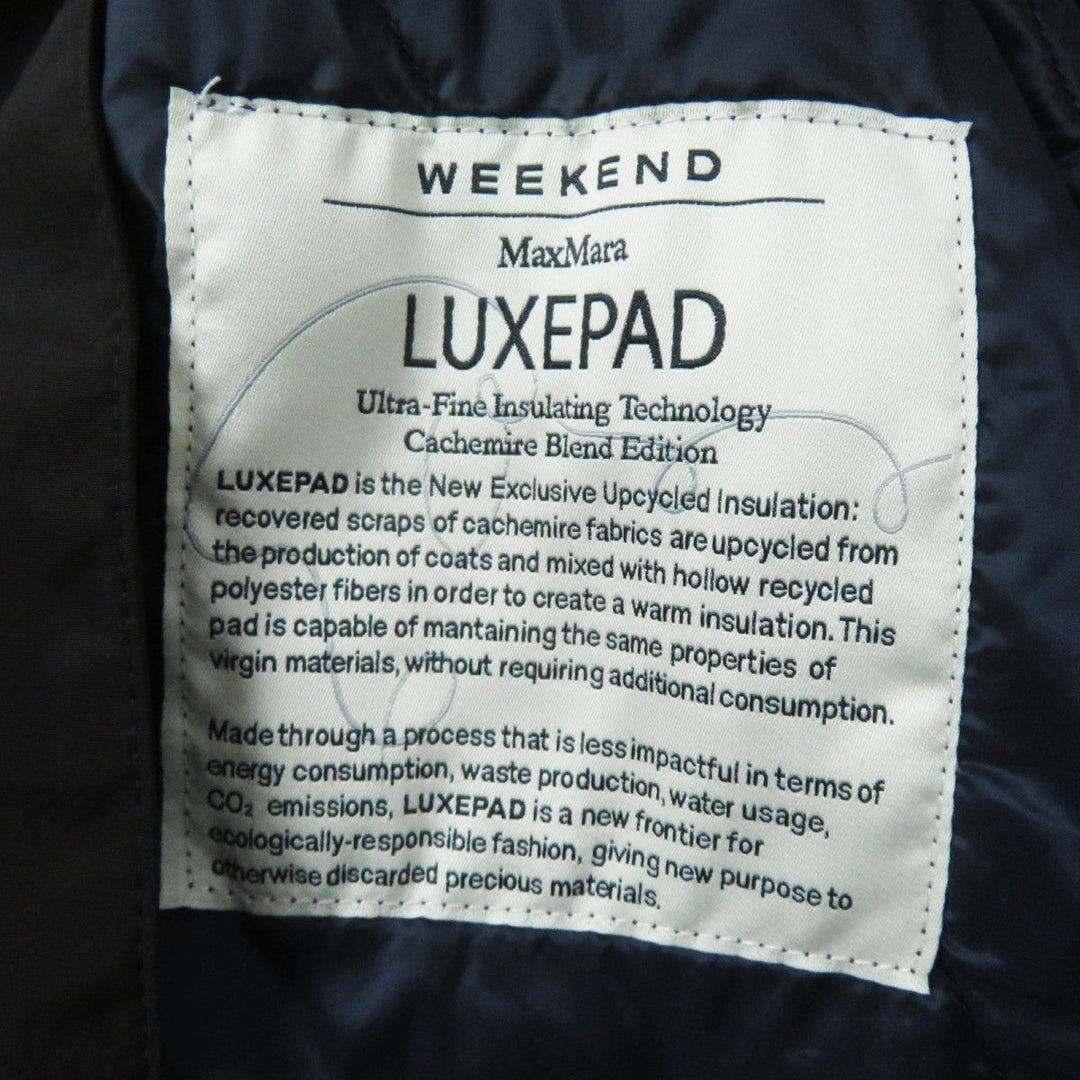 WEEKEND MaxMara Jacket 54860145 Main: 100% nylon, Lining: 100% polyester, Filling: 58% polyester, Filling: 40% cashmere, Filling: 2% wool Dark brown Women 38 Used Authentic