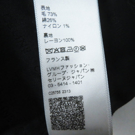 CELINE Mini skirt 2J677064V Main: 73% wool, 26% cotton, 1% nylon, lining: 100% rayon Brown Women 34 Used Authentic