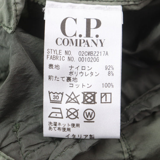 C.P.Company tailored jacket 02CMBZ217A Outer: 92% nylon, Outer: 8% polyurethane, Lining: 100% cotton khaki mens 44 Used Authentic