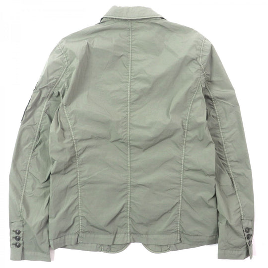 C.P.Company tailored jacket 02CMBZ217A Outer: 92% nylon, Outer: 8% polyurethane, Lining: 100% cotton khaki mens 44 Used Authentic