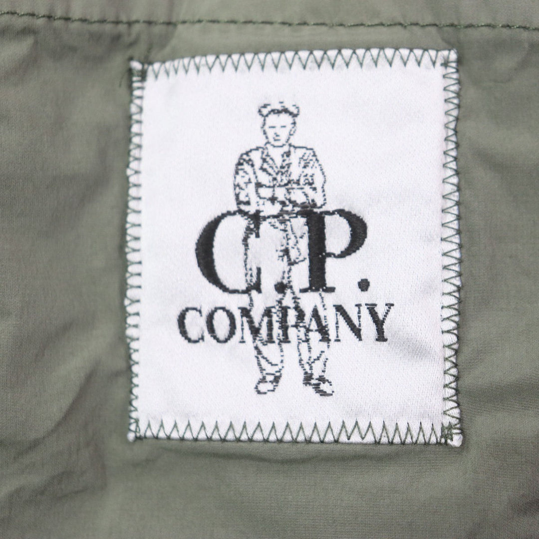 C.P.Company tailored jacket 02CMBZ217A Outer: 92% nylon, Outer: 8% polyurethane, Lining: 100% cotton khaki mens 44 Used Authentic