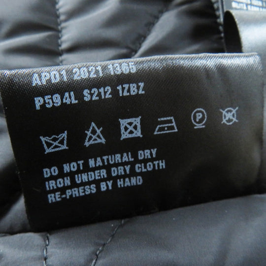 PRADA coat P594L Main: 55% virgin wool, Main: 45% cashmere, Lining: 100% recycled polyamide, Filling: 55% polyester, Filling: 45% recycled polyester black Women 38 Used Authentic