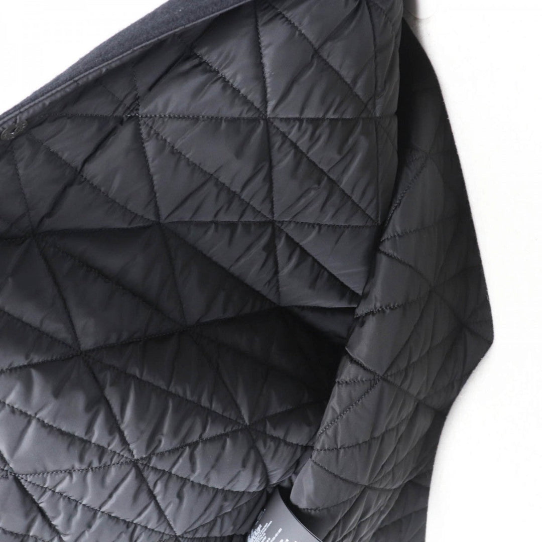 PRADA coat P594L Main: 55% virgin wool, Main: 45% cashmere, Lining: 100% recycled polyamide, Filling: 55% polyester, Filling: 45% recycled polyester black Women 38 Used Authentic
