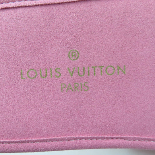 LOUIS VUITTON Other shoes Satin pink Slippers Indoor shoes LV Sweet Line Mules Women 36-37 Used Authentic