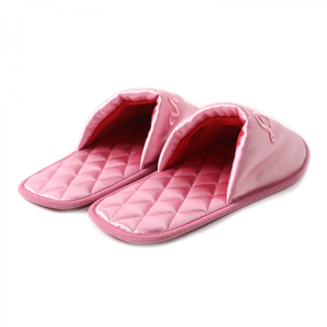 LOUIS VUITTON Other shoes Satin pink Slippers Indoor shoes LV Sweet Line Mules Women 36-37 Used Authentic