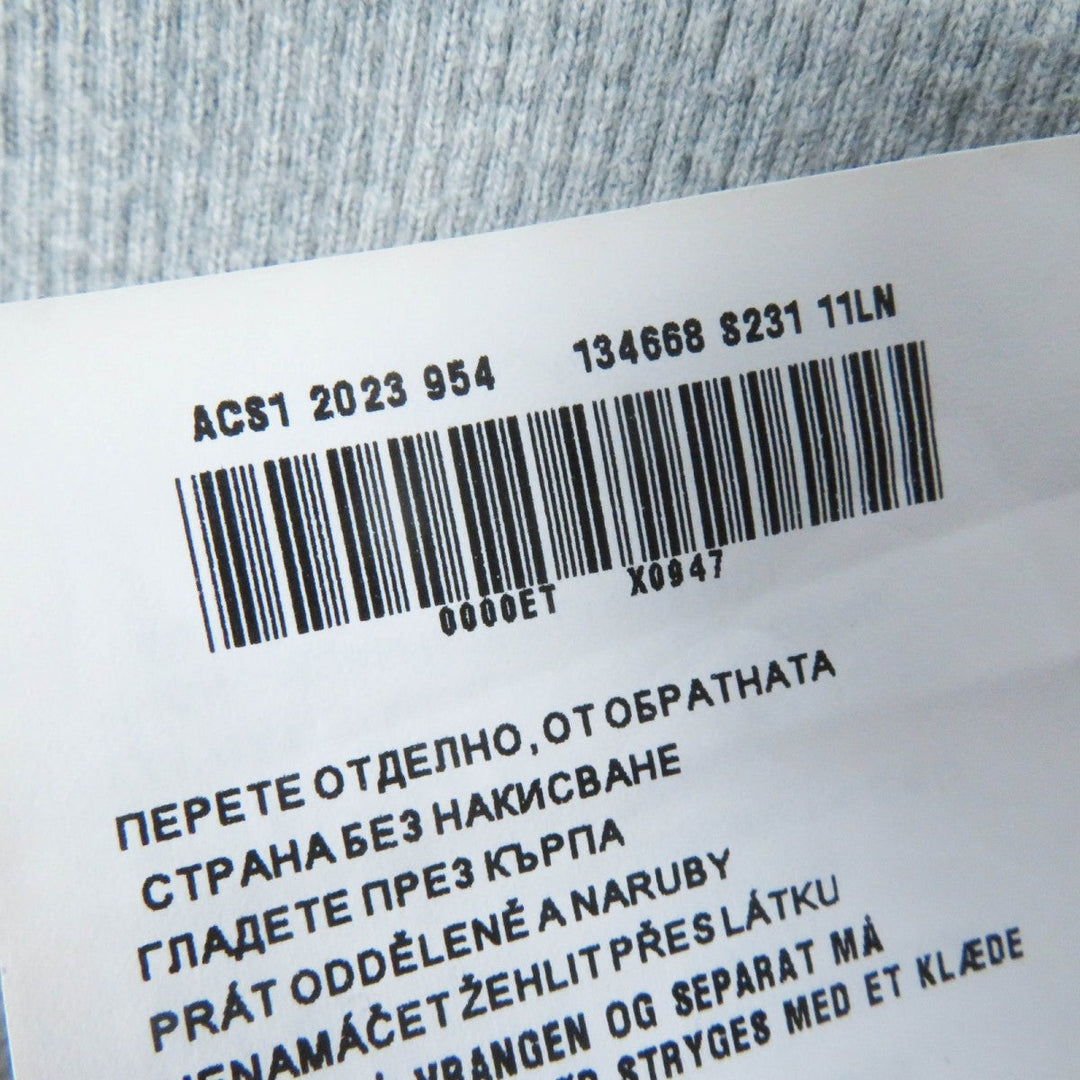 PRADA sweat 134668 Main: 100% cotton, some parts: 95% cotton, some parts: 5% elastane gray Women S Used Authentic