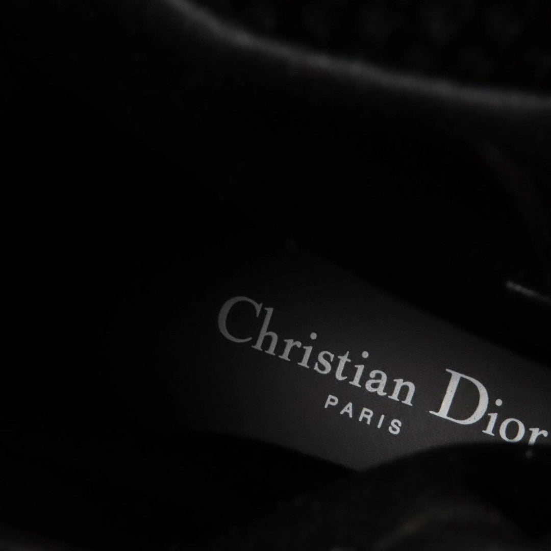 Christian Dior short boots Mesh, Leather black DIOR SOLAR Women 37 Used Authentic