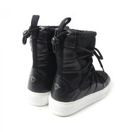 Christian Dior short boots Mesh, Leather black DIOR SOLAR Women 37 Used Authentic