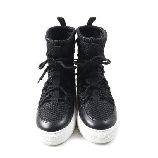 Christian Dior short boots Mesh, Leather black DIOR SOLAR Women 37 Used Authentic
