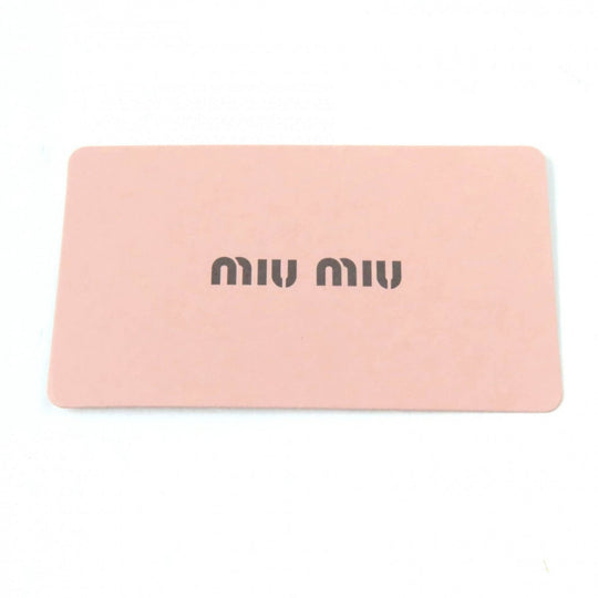 Miu Miu cap 5HC179 Main: 100% cotton Indigo white Women M Used Authentic