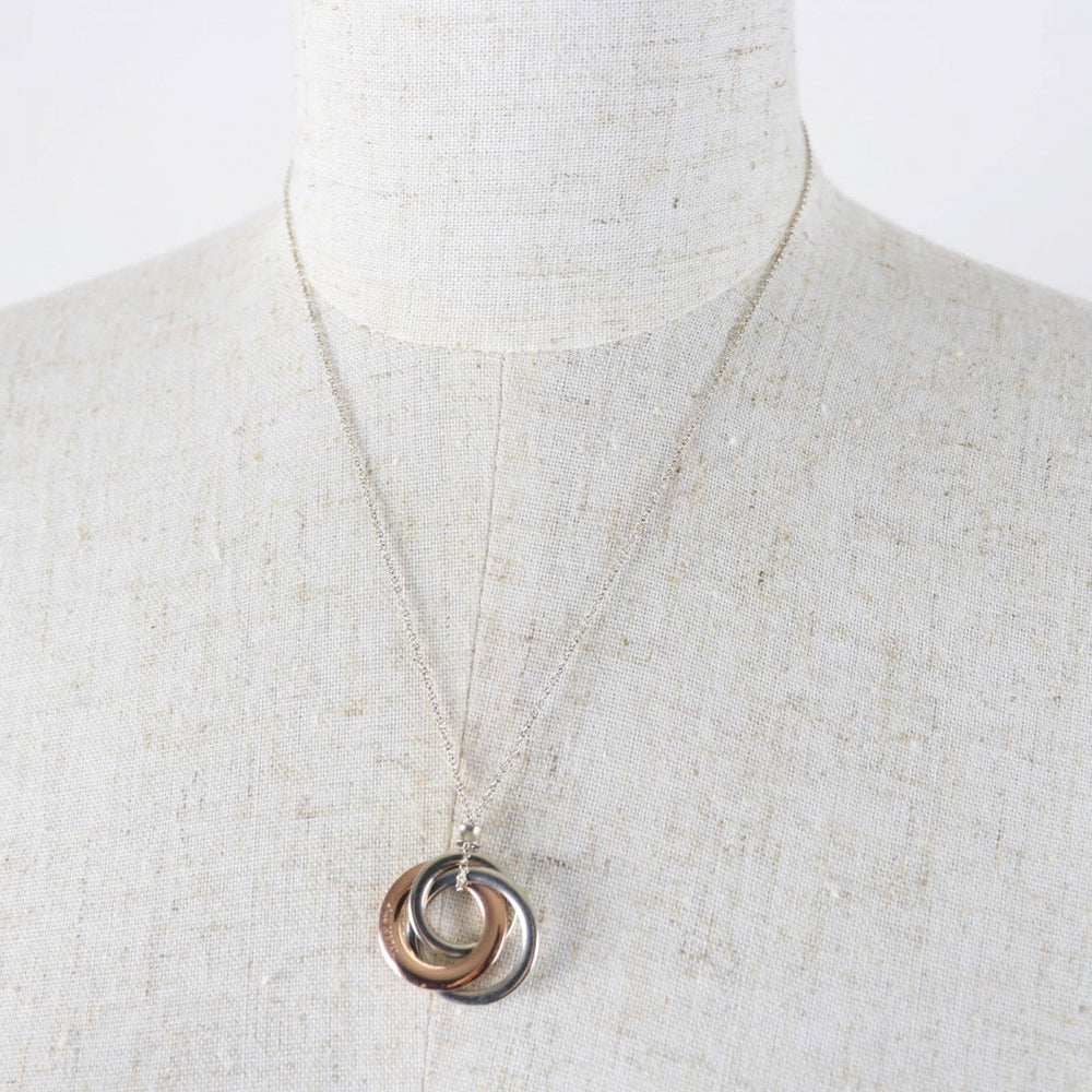 TIFFANY&Co. Necklace Main: AG925, Part: Metal multicolor 1837 Interlocking Circles Necklace Women(Unisex) Used Authentic