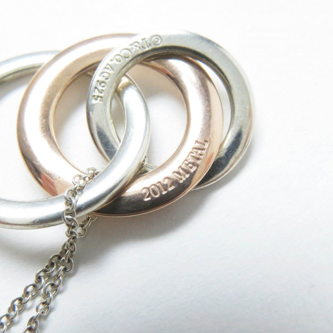 TIFFANY&Co. Necklace Main: AG925, Part: Metal multicolor 1837 Interlocking Circles Necklace Women(Unisex) Used Authentic