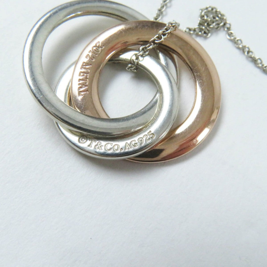TIFFANY&Co. Necklace Main: AG925, Part: Metal multicolor 1837 Interlocking Circles Necklace Women(Unisex) Used Authentic