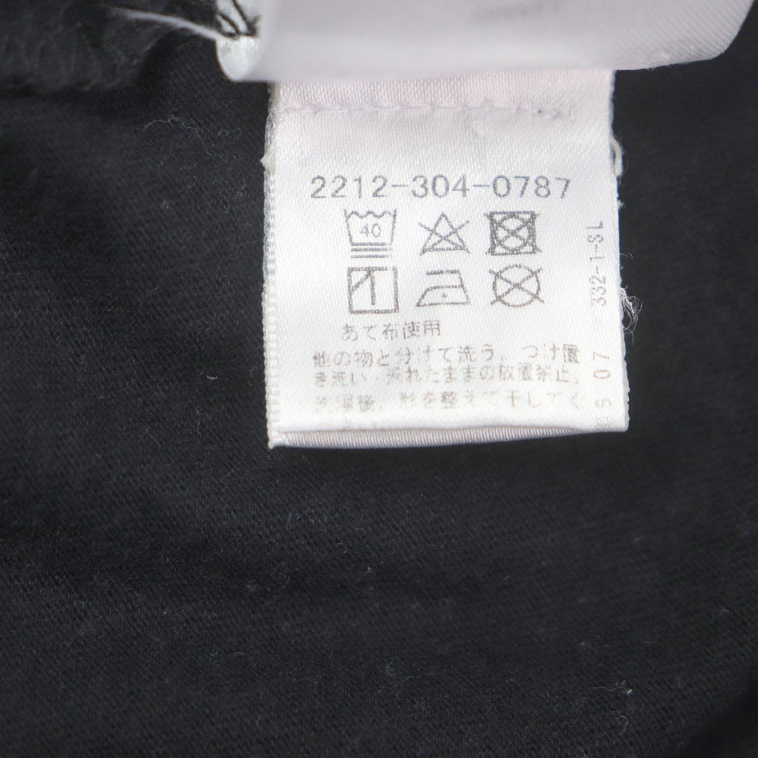 CHROME HEARTS Short sleeve T-shirt Main: 100% cotton Black yellow mens S Used Authentic