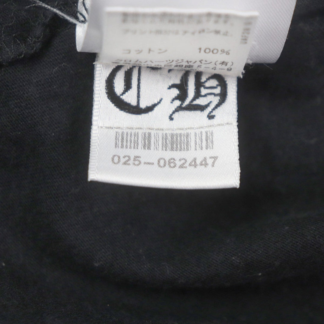 CHROME HEARTS Short sleeve T-shirt Main: 100% cotton Black yellow mens S Used Authentic