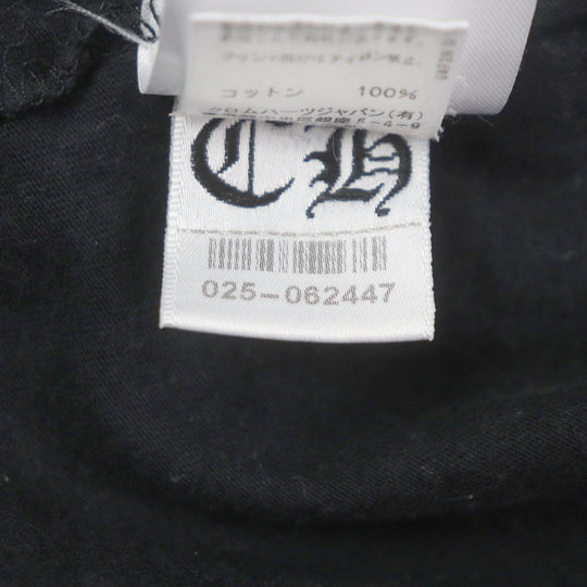 CHROME HEARTS Short sleeve T-shirt Main: 100% cotton Black yellow mens S Used Authentic