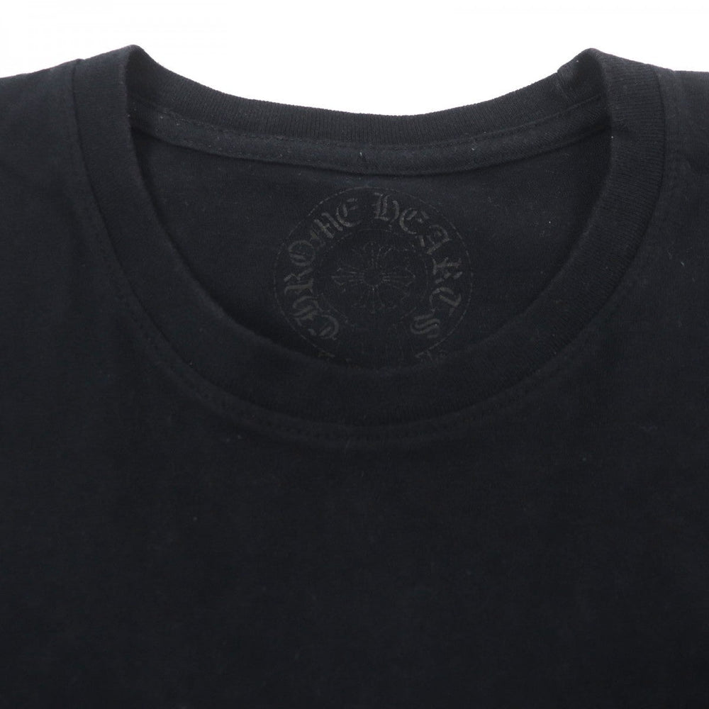 CHROME HEARTS Short sleeve T-shirt Main: 100% cotton Black yellow mens S Used Authentic