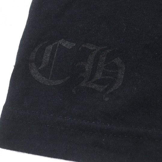 CHROME HEARTS Short sleeve T-shirt Main: 100% cotton Black yellow mens S Used Authentic