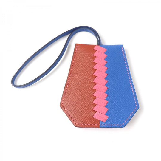 HERMES Bag charm Main�FEpsom multicolor Clochette�ECle Grand Trace Women Used Authentic