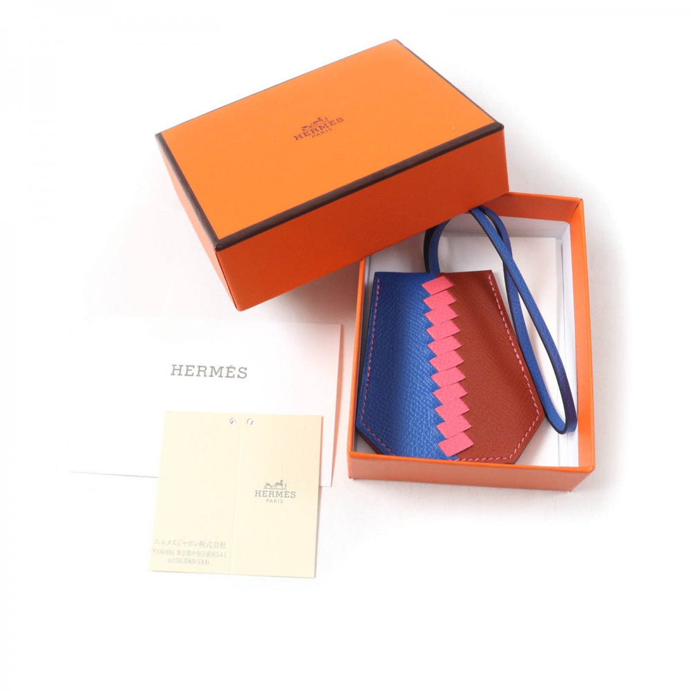 HERMES Bag charm Main�FEpsom multicolor Clochette�ECle Grand Trace Women Used Authentic