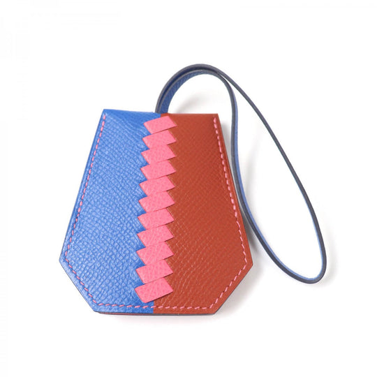 HERMES Bag charm Main�FEpsom multicolor Clochette�ECle Grand Trace Women Used Authentic