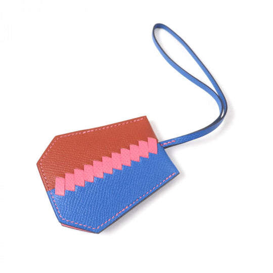 HERMES Bag charm Main�FEpsom multicolor Clochette�ECle Grand Trace Women Used Authentic