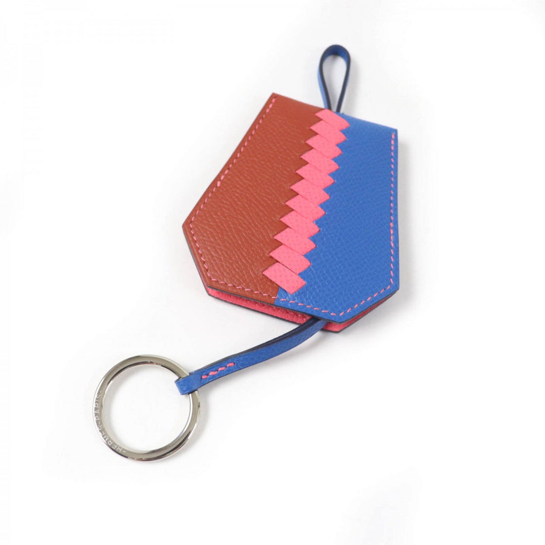 HERMES Bag charm Main�FEpsom multicolor Clochette�ECle Grand Trace Women Used Authentic