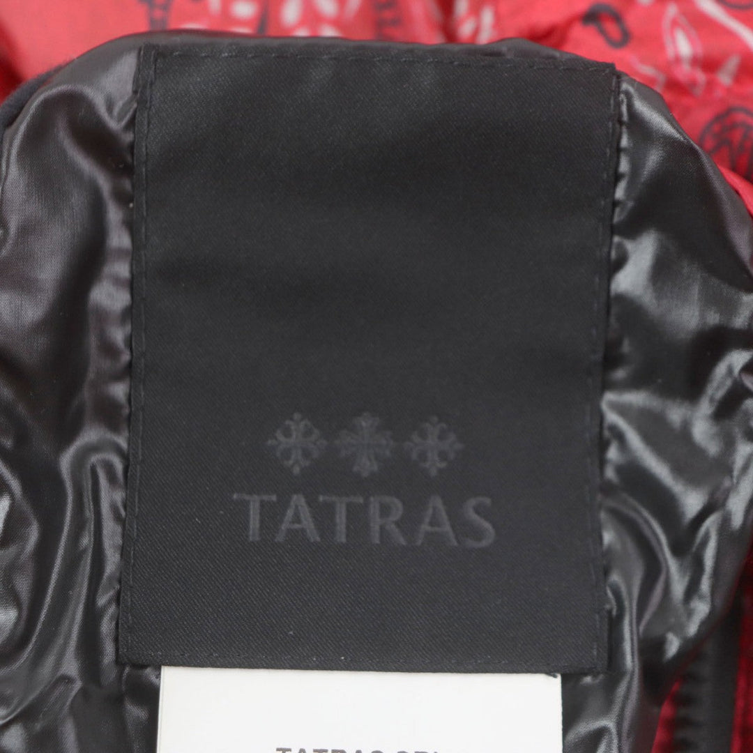 TATRAS Down vest MTAT20A4729-D Outer: 100% nylon, Lining: 100% nylon, Filling: 90% down, Filling: 10% feather Red black AGATONE mens 2 Used Authentic