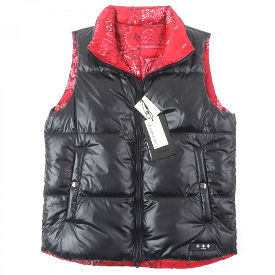 TATRAS Down vest MTAT20A4729-D Outer: 100% nylon, Lining: 100% nylon, Filling: 90% down, Filling: 10% feather Red black AGATONE mens 2 Used Authentic