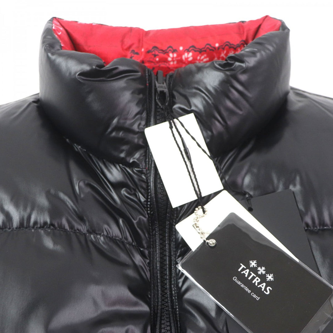 TATRAS Down vest MTAT20A4729-D Outer: 100% nylon, Lining: 100% nylon, Filling: 90% down, Filling: 10% feather Red black AGATONE mens 2 Used Authentic