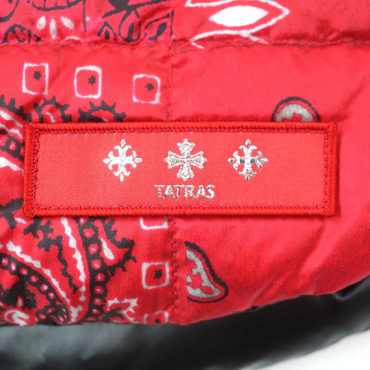 TATRAS Down vest MTAT20A4729-D Outer: 100% nylon, Lining: 100% nylon, Filling: 90% down, Filling: 10% feather Red black AGATONE mens 2 Used Authentic