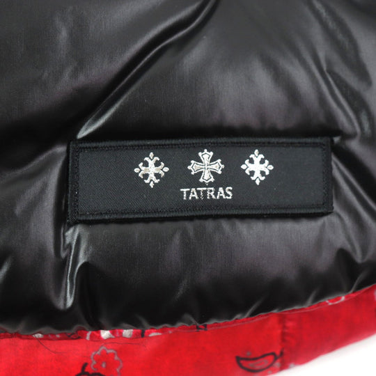 TATRAS Down vest MTAT20A4729-D Outer: 100% nylon, Lining: 100% nylon, Filling: 90% down, Filling: 10% feather Red black AGATONE mens 2 Used Authentic