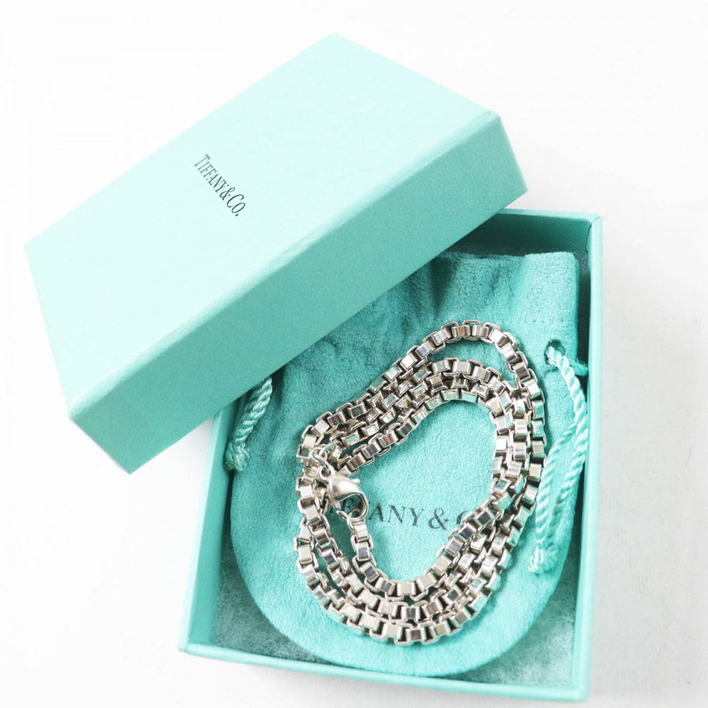 TIFFANY&Co. Necklace Main�FSV925 Silver Venetian necklace mens(Unisex) Used Authentic