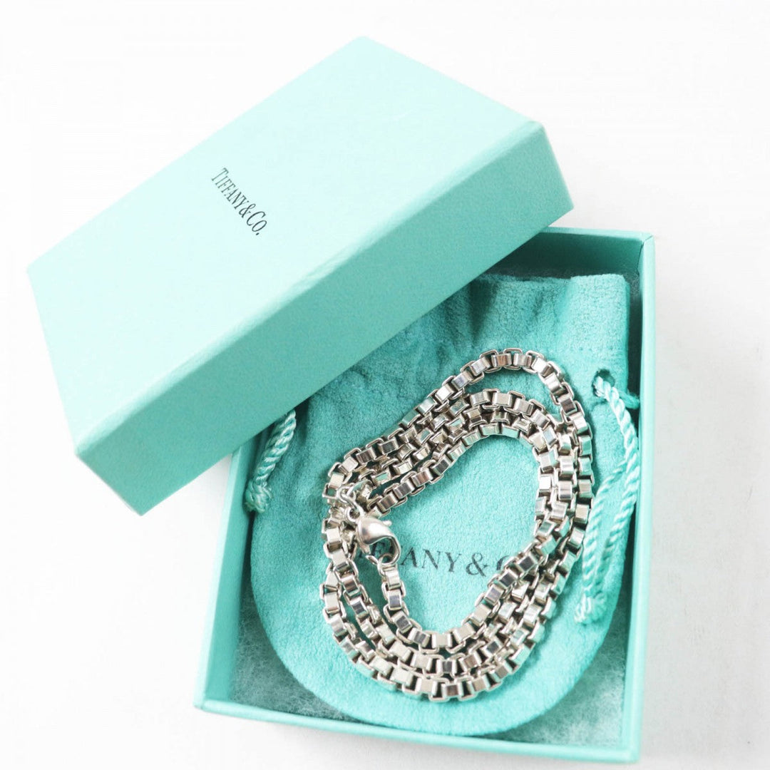 TIFFANY&Co. Necklace Main�FSV925 Silver Venetian necklace mens(Unisex) Used Authentic